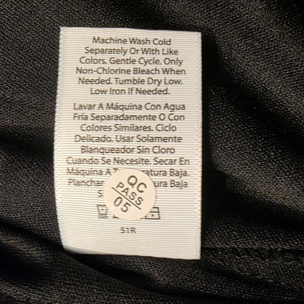 TERRA & SKY WOMENS 1X DRESS NWT DRAPED COLUMN LAVENDER FLEUR - Picture 7 of 9
